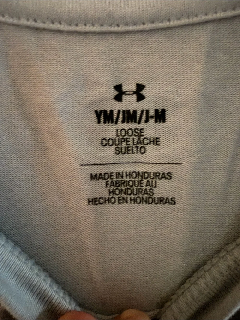 Under Armour Light Gray 'Canes Nation' Short Sleeve Tee with Gold Logo
